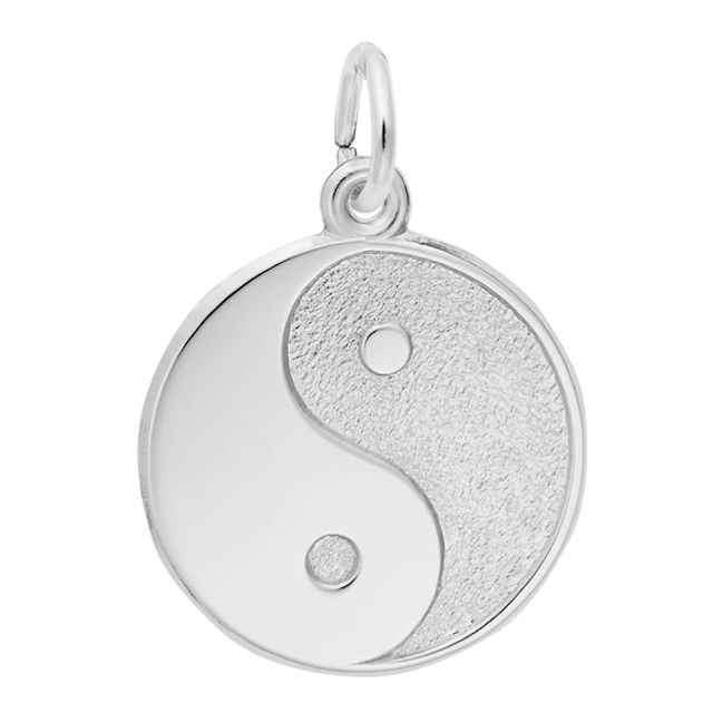 Rembrandt CharmsÂ® Yin and Yang Symbol in Sterling Silver