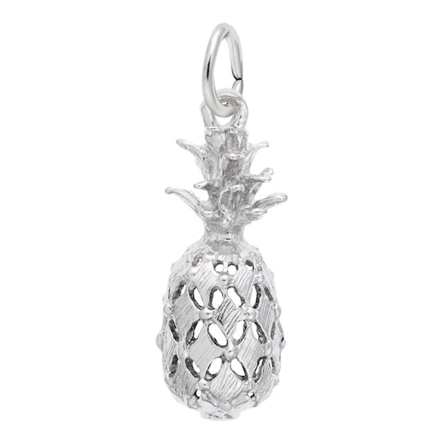 Rembrandt CharmsÂ® Pineapple in Sterling Silver