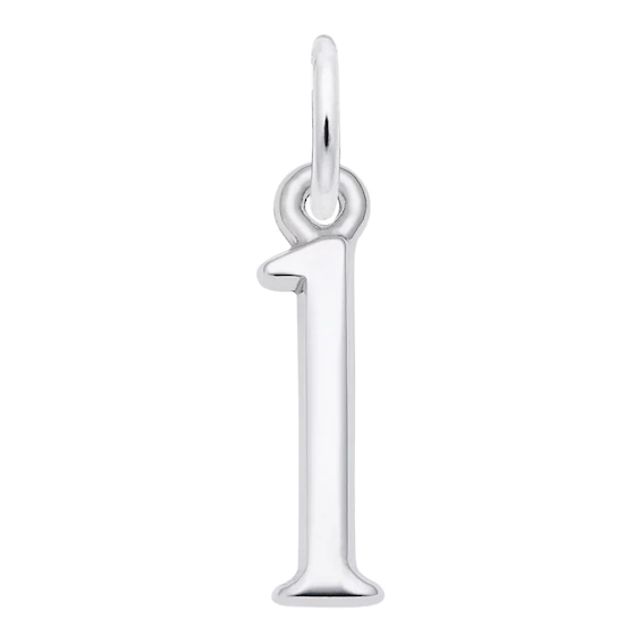 Rembrandt CharmsÂ® Number "1" in Sterling Silver