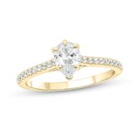 3/4 CT. T.w. Pear-Shaped Diamond Engagement Ring in 14K Gold (I/I2)