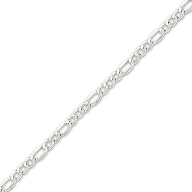 Men's 5.8mm Figaro Chain Necklace in Hollow 14K Gold