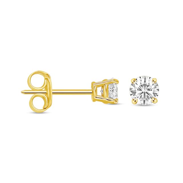 1/3 CT. T.w. Diamond Solitaire Stud Earrings in 14K Gold (I/I2)