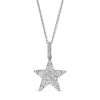 Marilyn Monroeâ¢ Collection 3/4 CT. T.w. Diamond Star Pendant in 10K White Gold