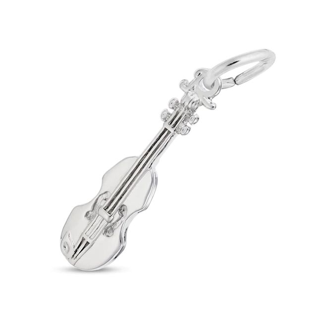 Rembrandt CharmsÂ® Violin in Sterling Silver