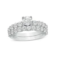 Vera Wang Love Collection 2-1/5 CT. T.w. Diamond Bridal Set in 14K White Gold (I/Si2)