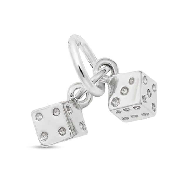 Rembrandt CharmsÂ® Dice in Sterling Silver