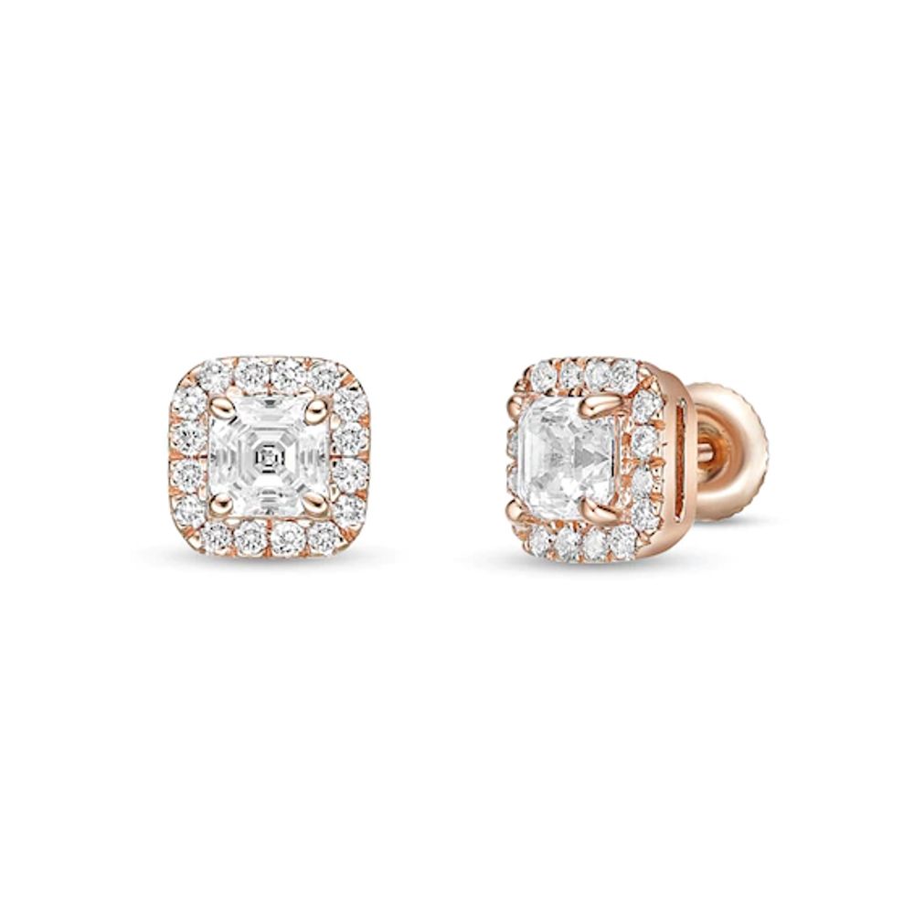 Zales 1 Ct. T.W. Certified Diamond Solitaire Stud Earrings