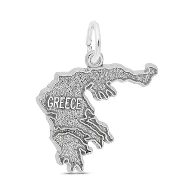 Rembrandt CharmsÂ® Country of Greece in Sterling Silver