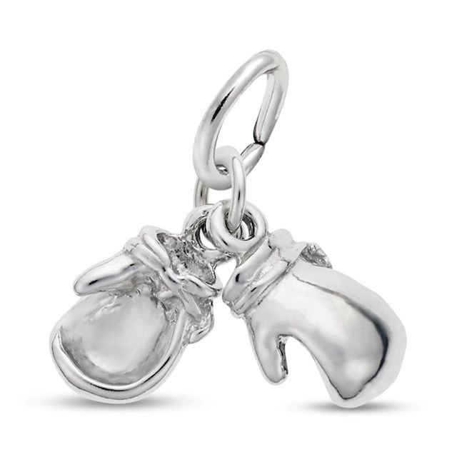 Rembrandt CharmsÂ® Boxing Gloves in Sterling Silver