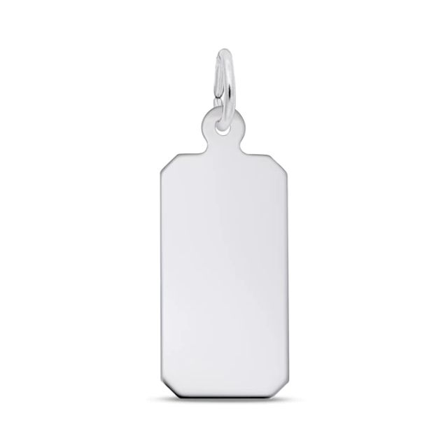 Rembrandt CharmsÂ® Dog Tag Disc in Sterling Silver