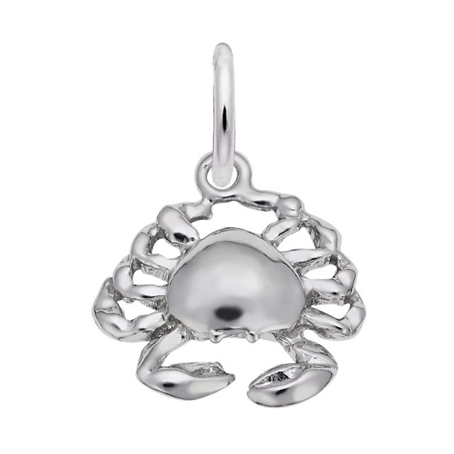 Rembrandt CharmsÂ® Crab in Sterling Silver