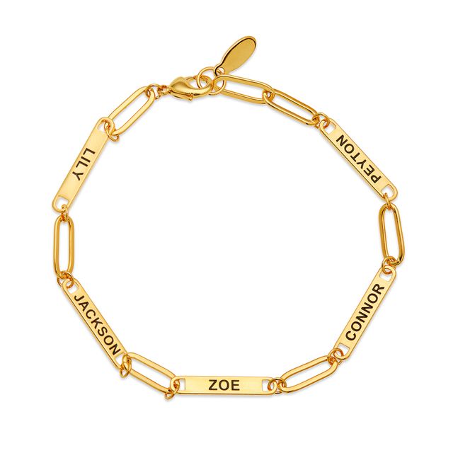 Engravable Name Station Bracelet (1 Line)