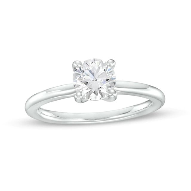 1 CT. Certified Lab-Created Diamond Solitaire Engagement Ring in 14K White Gold (I/Si2)