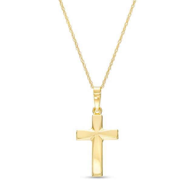 Cross Pendant in 14K Gold