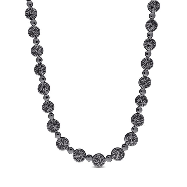 Zales 3 CT. T.w. Multi-Diamond Chevron Flower Necklace in 14K White Gold |  Mall of America®