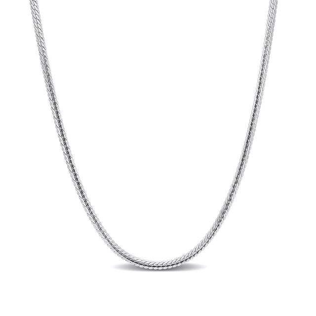 2.0mm Herringbone Chain Necklace in Sterling Silver - 16"