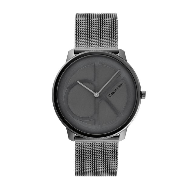 Calvin Klein Grey IP Mesh Watch (Model: 25200030)