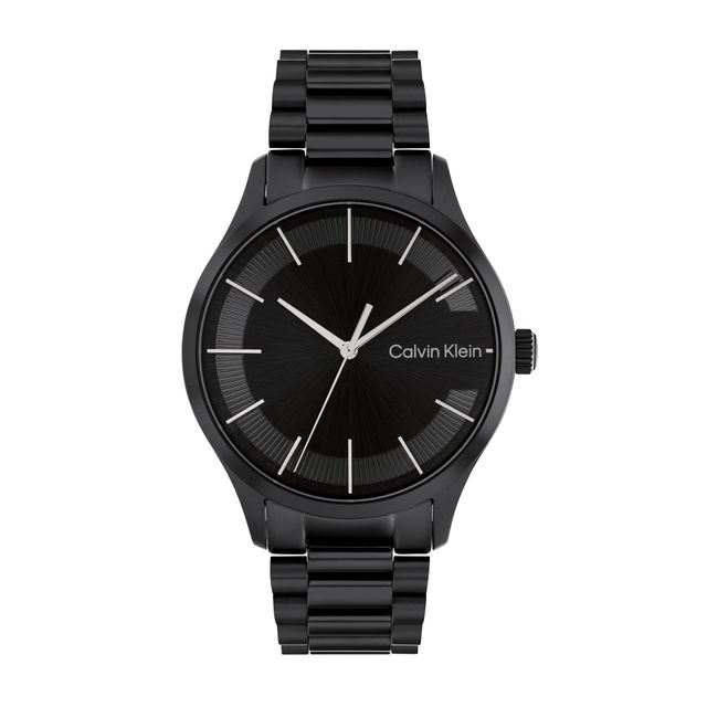 Calvin Klein Black IP Watch (Model: 25200040)