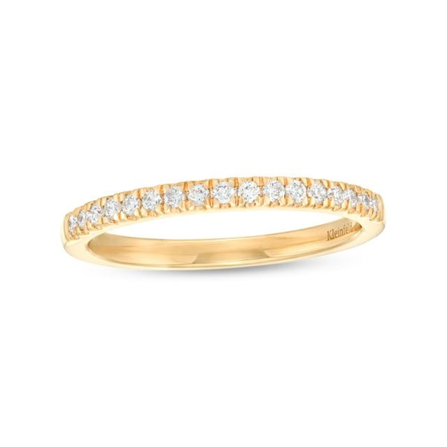 KleinfeldÂ® x Zales 1/5 CT. T.w. Certified Lab-Created Diamond Anniversary Band in 18K Gold (F/Vs2)