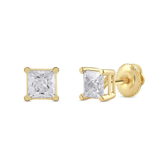 Zales 1 Ct. T.W. Certified Diamond Solitaire Stud Earrings