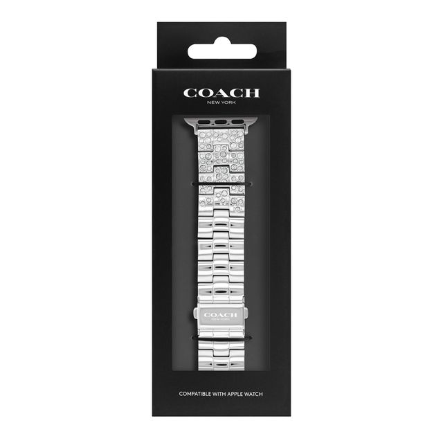 Ladies' Coach Apple Straps Crystal Accent Interchangeable Replacement Band Smart Watch Attachment (Model: 14700149)
