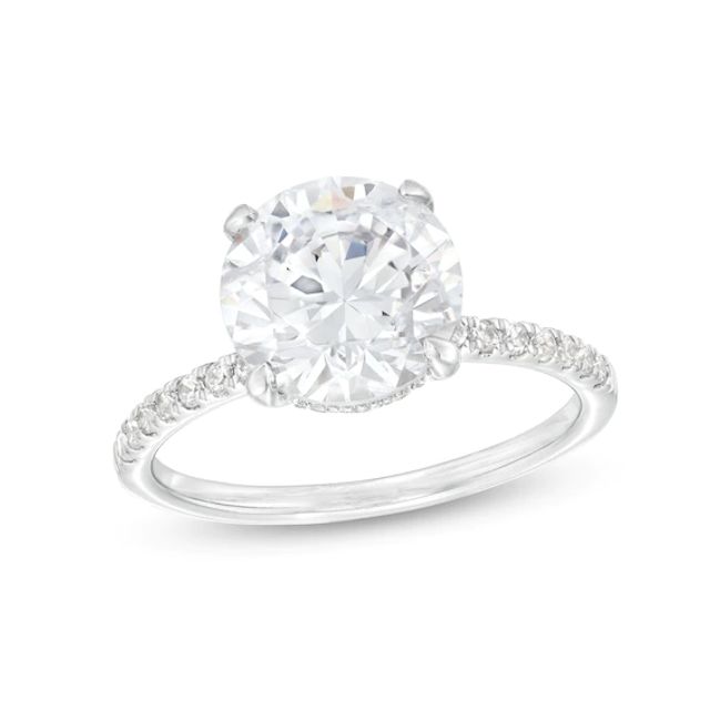 3-1/4 CT. T.w. Certified Lab-Created Diamond Engagement Ring in 14K White Gold (I/Si2)