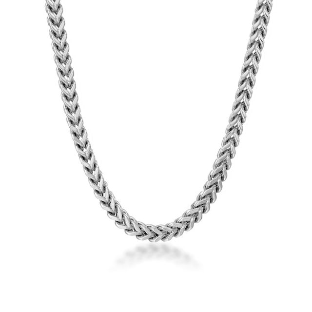 Men's 6.0mm Foxtail Chain Necklace in Solid Stainless Steel - 30"