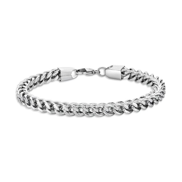 Men's 6.0mm Foxtail Chain Bracelet in Solid Stainless Steel - 9.0"