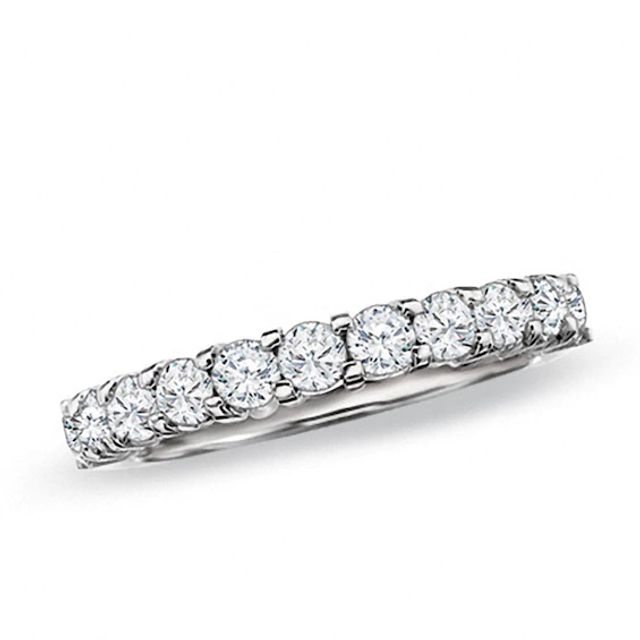 Previously Owned - 1 CT. T.w. Diamond Prong Band in 14K White Gold