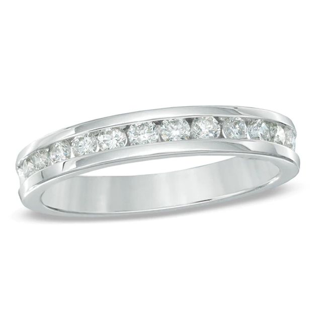 Previously Owned - 1/2 CT. T.w. Diamond Anniversary Band in 10K White Gold