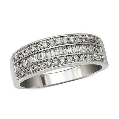 Previously Owned - 3/8 CT. T.w. Diamond Fashion Band in 10K White Gold