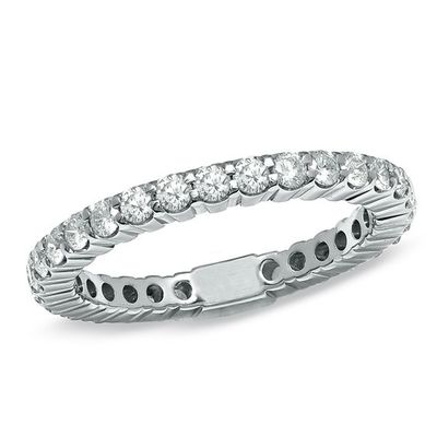 Previously Owned - 1 CT. T.w. Diamond Eternity Band in 14K White Gold