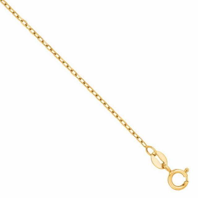 Previously Owned - 1.3mm Cable Chain Necklace in 14K Gold
