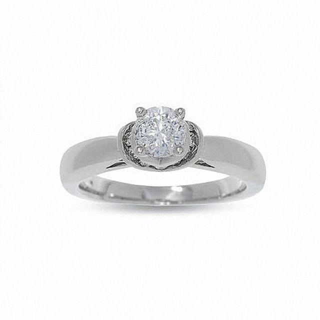 Previously Owned - 3/4 CT. T.w. Diamond Solitaire Engagement Ring in 14K White Gold