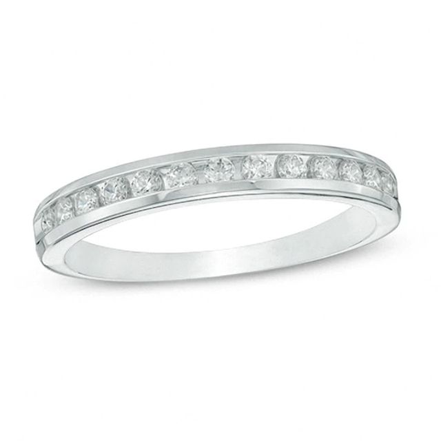 Previously Owned - 1/4 CT. T.w. Diamond Band in 10K White Gold