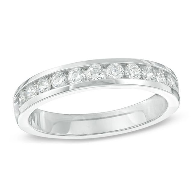 Previously Owned 1/4 CT. T.w. Diamond Band in 14K White Gold