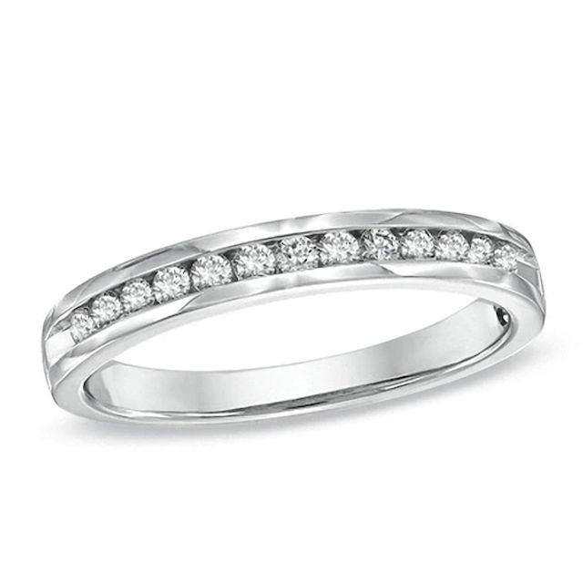 Previously Owned - 1/2 CT. T.w. Diamond Anniversary Band in 14K White Gold