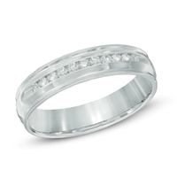 Previously Owned - 1/4 CT. T.w. Diamond Comfort Fit Wedding Band in 14K White Gold