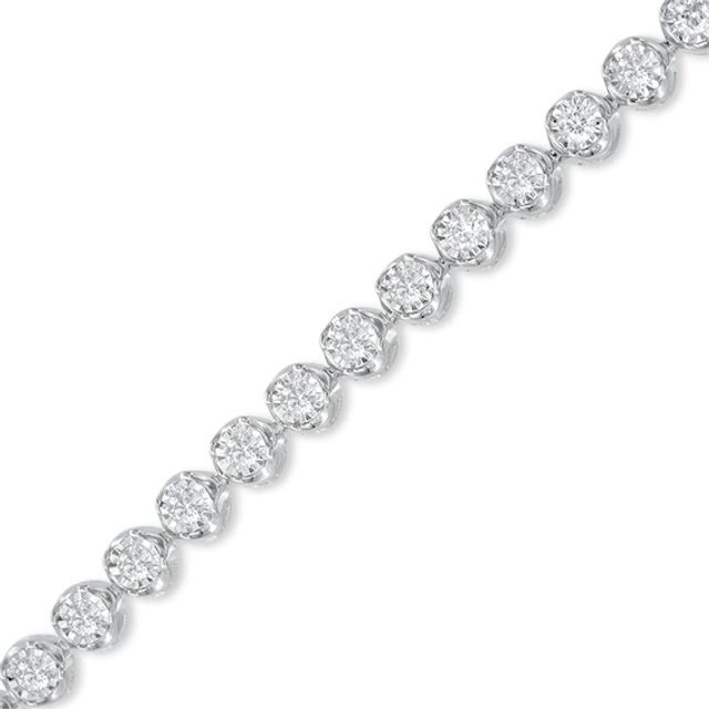 Previously Owned - 2 CT. T.w. Diamond Tennis Bracelet in 14K White Gold