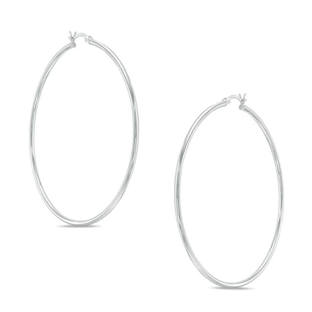 Previously Owned - 62mm Hoop Earrings in Sterling Silver
