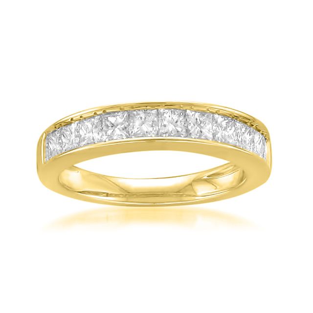 Previously Owned - 1 CT. T.w. Princess-Cut Diamond Anniversary Band in 14K Gold