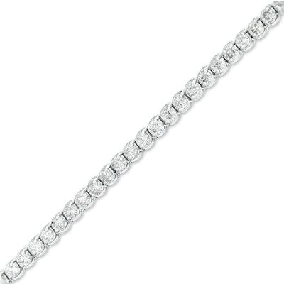 Previously Owned - 4 CT. T.w. Diamond Tennis Bracelet in 10K White Gold