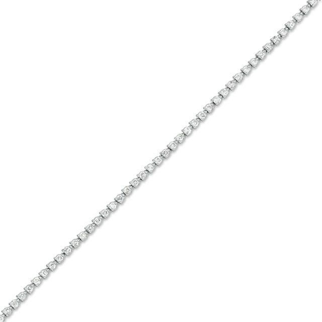 Previously Owned - 1 CT. T.w. Diamond Tennis Bracelet in 10K White Gold