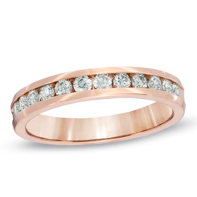 Previously Owned - 1/2 CT. T.w. Diamond Anniversary Band in 14K Rose Gold