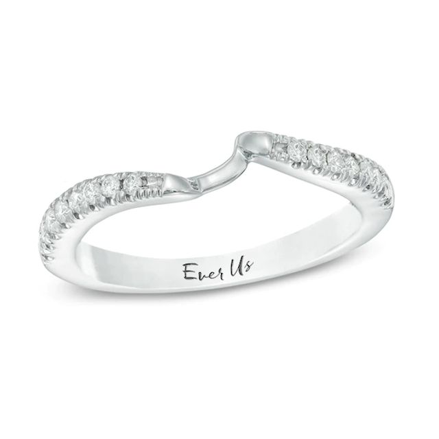 Previously Owned - Ever UsÂ® 1/5 CT. T.w. Diamond Contour Band in 14K White Gold