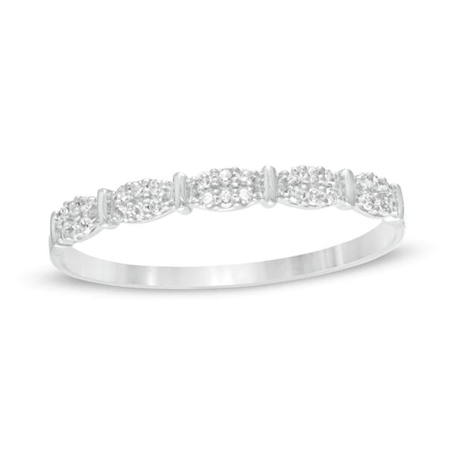 Previously Owned - 1/15 CT. T.w. Diamond Stackable Anniversary Band in 10K White Gold