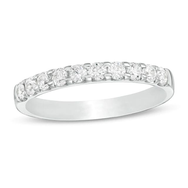 Previously Owned - 1/2 CT. T.w. Diamond Band in 18K White Gold (I/Vs2)