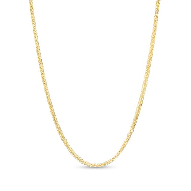 Previously Owned - Made in Italy 020 Gauge Wheat Chain Necklace in 10K Gold - 20"