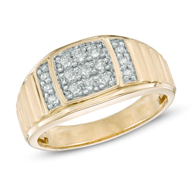 Previously Owned - Men's 1/2 CT. T.w. Diamond Ring in 10K Gold