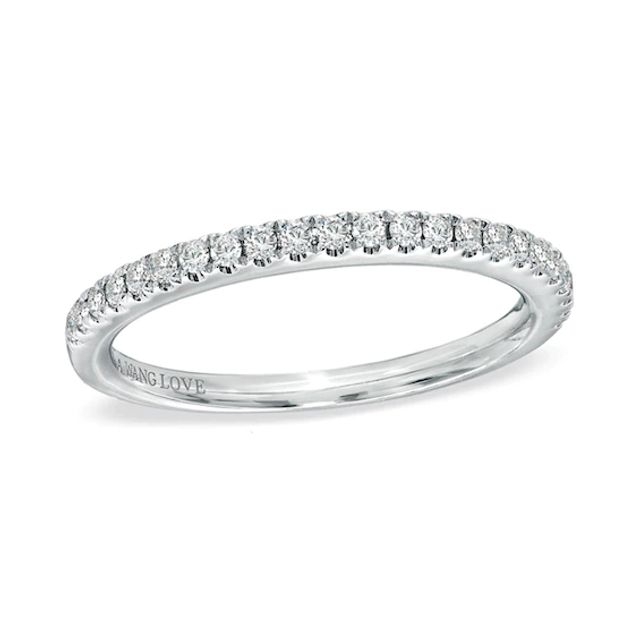 Previously Owned - Vera Wang Love Collection 1/4 CT. T.w. Diamond Anniversary Band in 14K White Gold